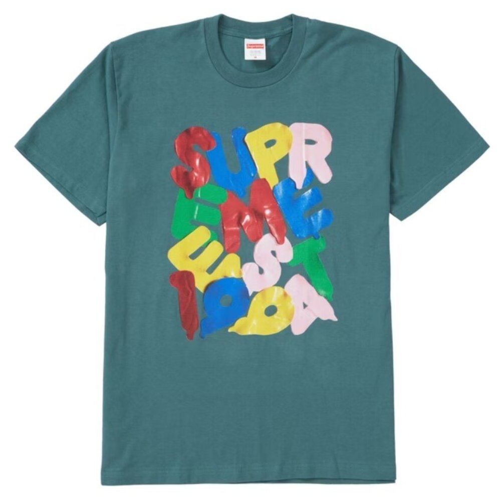 Supreme Balloons Tee Graphic T-Shirt Mens L Dark Teal FW20 2020 New in Plastic